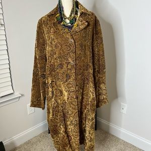 Vintage Tapestry Maxi Coat